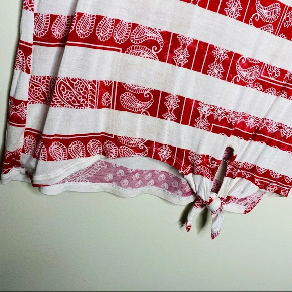 Rock & Republic Patchwork Paisley Stars And Stripes Top Size Small America USA - Picture 5 of 8
